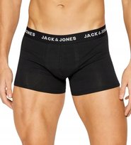 JACK&JONES 7-PAK CZARNE BOKSERKI MĘSKIE KLASYCZNE M J_A JACK&JONES