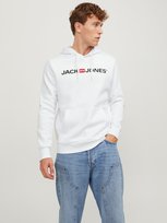 JACK&JONES BLUZA MĘSKA BIAŁA Z KAPTUREM M 6FA JACK&JONES