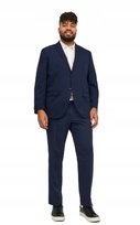 Jack & Jones Garnitur Męski Granatowy Plus Size 62 J_B Inna marka