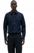 JACK&JONES GRANATOWA KOSZULA ELEGANCKA Z DŁUGIM RĘKAWEM 5XL JPA JACK&JONES