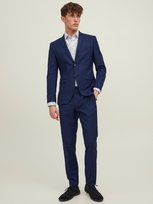JACK&JONES MĘSKI GARNITUR GRANATOWY Z WEŁNĄ 42 17BA JACK&JONES