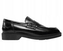 JACK & JONES PÓŁBUTY MĘSKIE CZARNE SKÓRA NATURALNA BŁYSZCZĄCE 42 26IA JACK&JONES