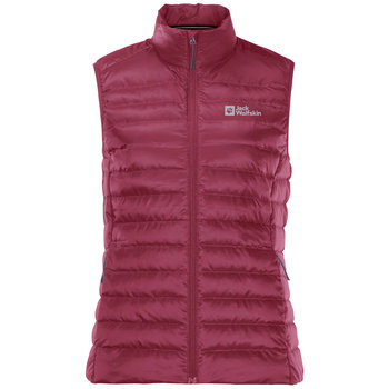 Jack Wolfskin Pack & Go Down Vest W 1207031-2198, Kobieta, Bezrękawnik, Czerwony - Jack Wolfskin