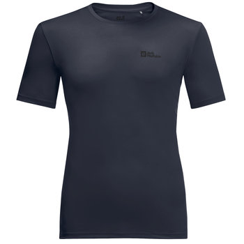 Jack Wolfskin Tech Tee M 1807072-1076, Mężczyzna, T-shirt kompresyjny, Granatowy - Jack Wolfskin