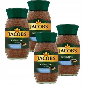 Jacobs Krönung Decaff Kawa bezkofeinowa rozpuszczalna 100 g x 4 sztuki - Jacobs