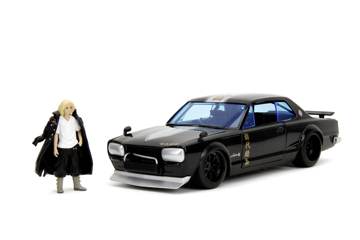 JADA TOKYO REVENGERS 1971 NISSAN SKYLINE GT-R + FIGURKA