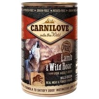 Jagnięcina z dziczyzną CARNILOVE Lamb & Wild Boar 400 g