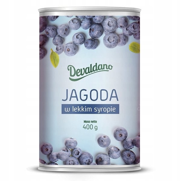 Jagody W Syropie 400g Devaldano - DEVALDANO | Sklep EMPIK.COM