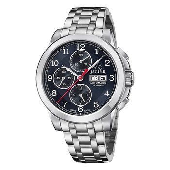 Jaguar męski zegarek ze stali szlachetnej srebrny Jaguar Le Chronographe zegarek na rękę UJ978/3 - Jaguar