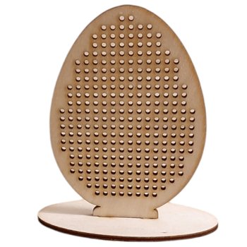 Jajko do wyszywania szydełkowania Pisanka z dziurkami 7 x 11 cm - Inna marka