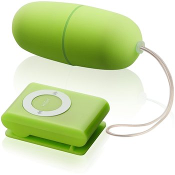 Jajko masażer intymny z pilotem, 20 funkcji, zielone - Inna marka