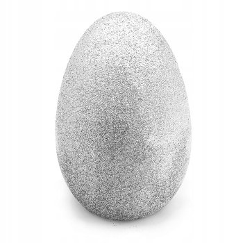 Jajko Wielkanocne, Ceramiczne, Srebrne, 11 cm - Inny producent