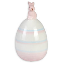 Jajko z Królikiem, Easter, Ozdobne, 14x6 cm