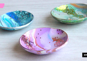 Jak wykonać ozdobne miseczki z fimo i konfetti