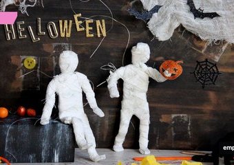 Jak zrobić figurkę mumii – pomysłowy gadżet  na Halloween