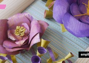 Jak zrobić ozdobne kwiaty z papieru?