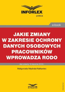 Jakie zmiany w zakresie ochrony danych osobowych pracowników wprowadza RODO - Mędrala-Natkaniec Małgorzata