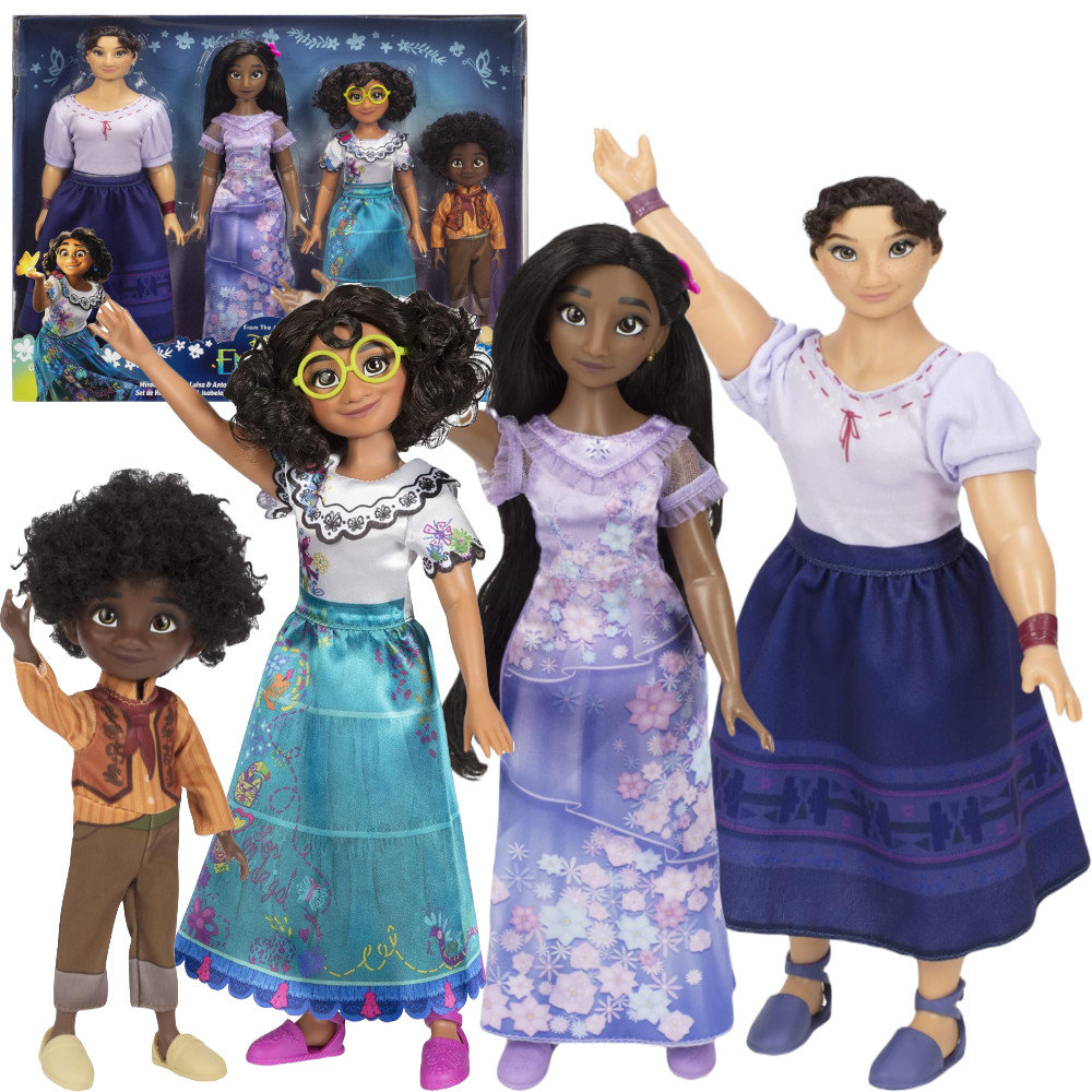 Jakks Pacific Disney Encanto Zestaw Lalki 4-pak Mirabel, Isabela, Luisa ...