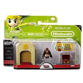 JAKKS PACYFIC, Figurka kolekcjonerska, Nintendo Ganondorf Castle Theme 86901, W3 3pak - Jakks Pacific