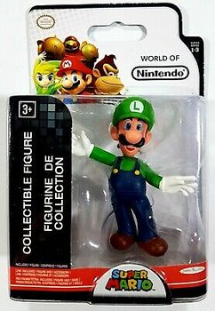 Jakks Pacyfic, Nintendo, Figurka kolekcjonerska, W3 Luigi , 78290 ] - Jakks Pacific