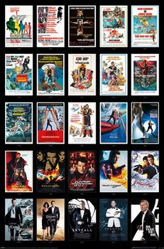 James Bond 25 Films - plakat - Pyramid International