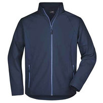 James Bond Męska Kurtka Soft Shell (3XL / Ciemnogranatowy) James Bond
