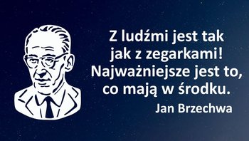 JAN BRZECHWA: CYTAT- WYCINANKA Z KARTONU standard - AKATJA