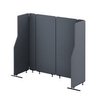 JAN NOWAK Parawan Akustyczny Ścianka Panelowa SADIE Carbon Fog 280/145 cm