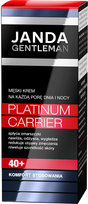 JANDA, Krem dla mężczyzn Gentleman Platinum Carrier 40+, 50 ml