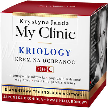 JANDA, My Clinic Kriology, Krem na dobranoc 70+, 50 ml  - JANDA