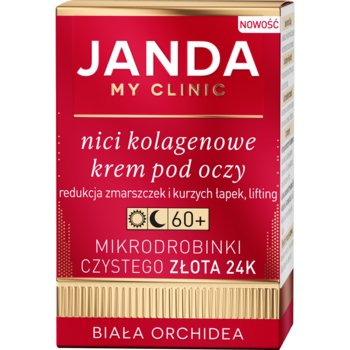 JANDA, My Clinic, Nici Kolagenowe Krem Pod Oczy 60+,  15ml - JANDA