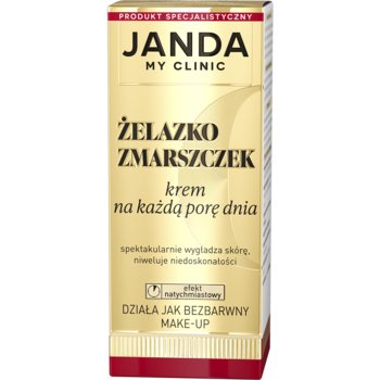 Janda, Żelazko Zmarszczek Krem Na Dzień I Na Noc Bezbarwny Make-up, 30ml - Janda