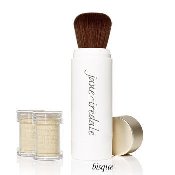 Jane Iredale, Amazing Base Refillable Brush, puder sypki, SPF 20, Bisque - Jane Iredale