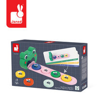 Janod, Drewniana układanka logiczna Algorytmy Żaba