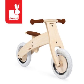 Janod, Drewniany rowerek biegowy Bikloon Nature z możliwością personalizacji - Janod