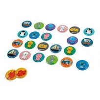 Janod, gra memory do kąpieli Zwierzątka, 24 elementy