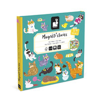 Janod Magnetyczna układanka Koty Magneti'stories 3+, na prezent