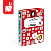 Janod, Magnetyczna układanka, Polski Alfabet, Magnetibook, prezent dla dzieci