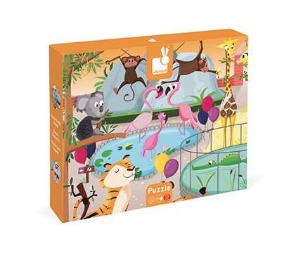 Janod, puzzle, Wycieczka do Zoo, 20 el.