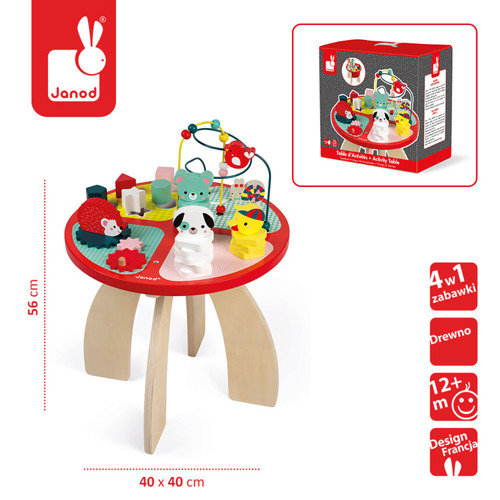 Janod, stolik edukacyjny Baby Forest