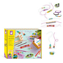 Janod, Zestaw kreatywny do tworzenia biżuterii z koralików na krośnie tkackim 8+