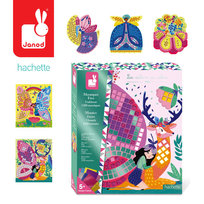 Janod, Zestaw kreatywny Mozaika Wróżki 5+