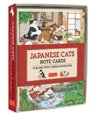 Japanese Cats Note Cards: 12 Blank Note Cards and Envelopes ...