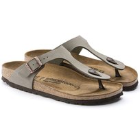 Japonki damskie Birkenstock Gizeh Stone Birko-Flor narrow na wąską stopę szare (0043393) Inna marka