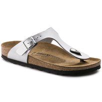 Japonki damskie srebrne Birkenstock Gizeh Birko-Flor narrow wąskie (0043853) Inna marka