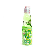 Japońska Kultowa Lemoniada Ramune o Smaku Melonowym [Opakowanie typu Codd] "Japanese Lemonade Ramune Melon" 200ml Hatakosen Hatakosen