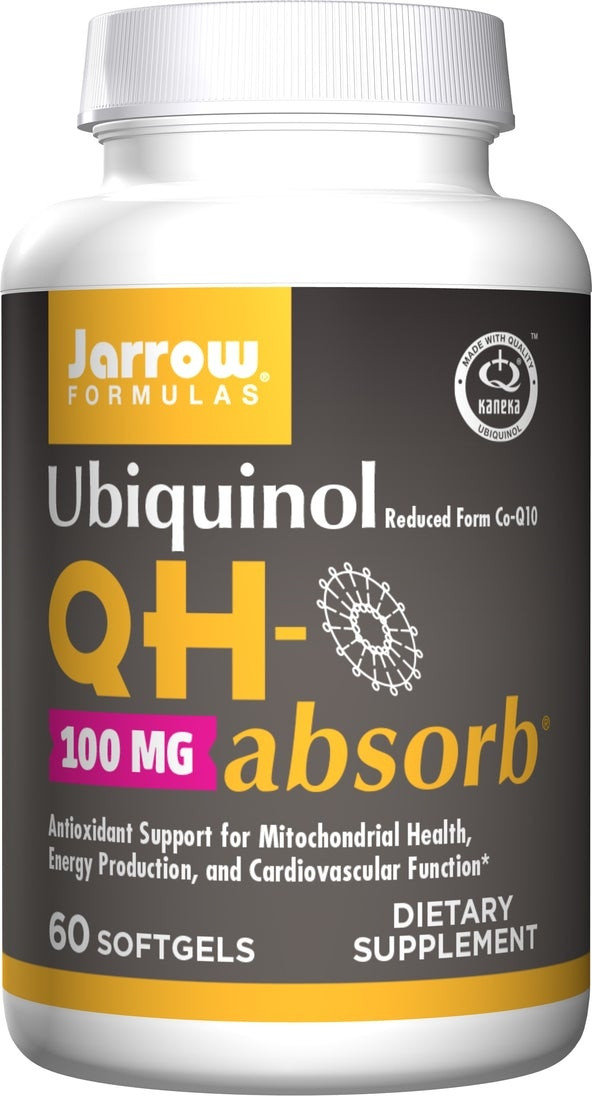 Jarrow Formulas QH-Absorb Ubiquinol 100 Mg - Heart Health CoQ10 Supplement (60 Softgels)