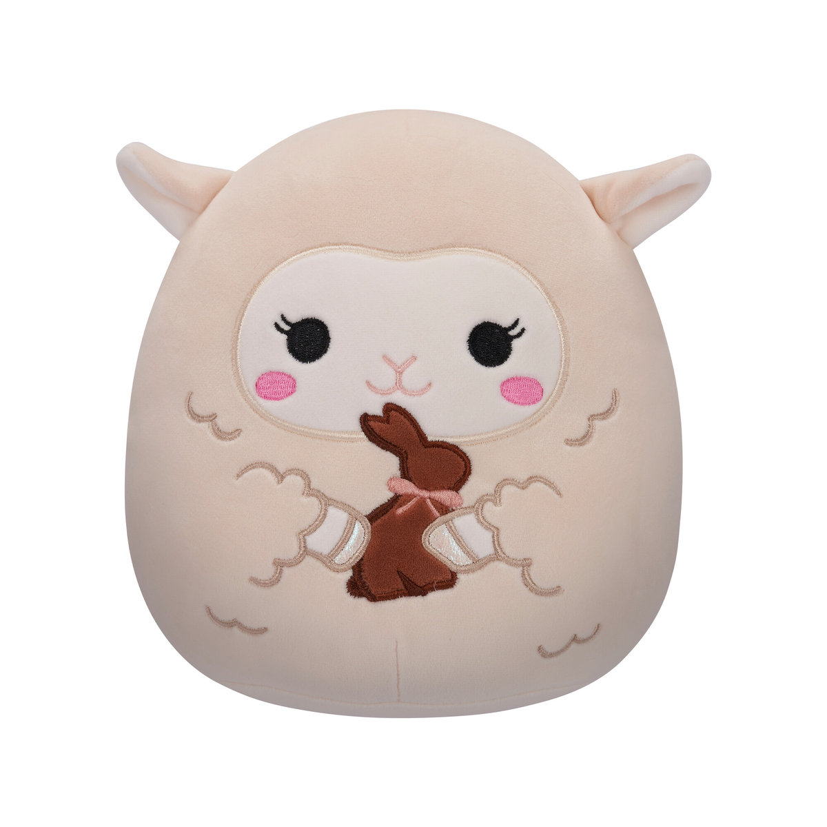 Фото - М'яка іграшка Jazwares JAS SQM 13CM WIELKANOC A  (Sophie - Cream Lamb W/Chocolate Bunny)