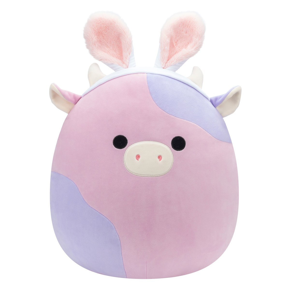Фото - М'яка іграшка Jazwares JAS SQM 19CM WIELKANOC C  (Patty - Pink And Purple Cow W/ Bunny Ears)