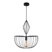 Jasmina 1xe27 lampa wisząca czarna